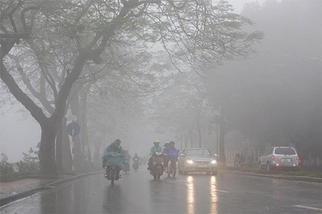 Dự báo thời tiết ngày 10/3/2022: Miền Bắc tái diễn mưa phùn và sương mù