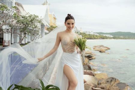 Phương Trinh Jolie diện bốn váy cưới khác nhau trong bộ ảnh cưới