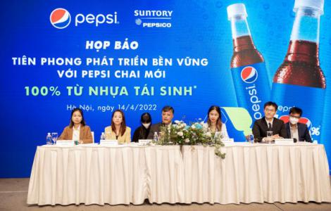 Suntory PepsiCo ra mắt sản phẩm Pepsi với bao bì được sản xuất 100% từ nhựa tái sinh