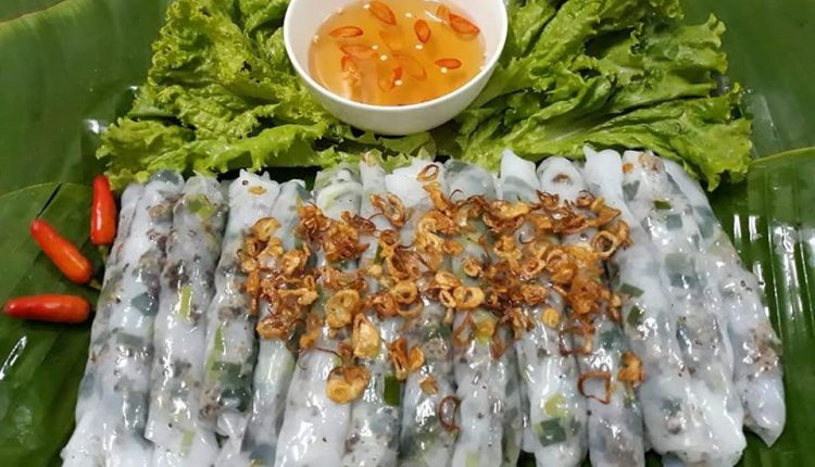 Thực đơn hàng ngày: Bánh cuốn