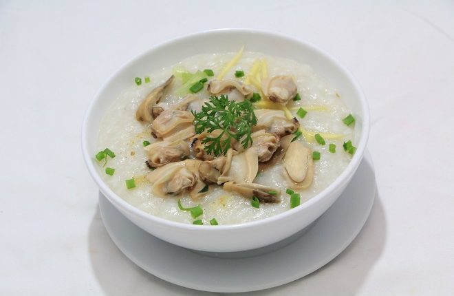 Thực đơn hàng ngày: Cháo ngao