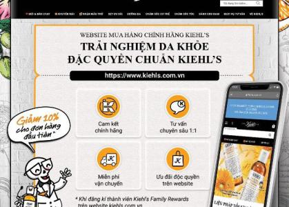 Kiehl’s Việt Nam lần đầu ra mắt cửa hàng trực tuyến