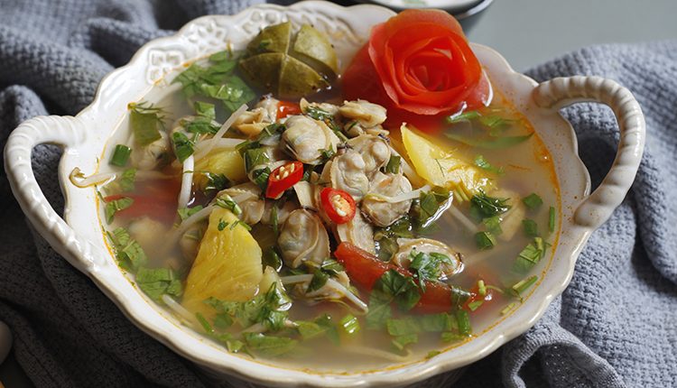 Thực đơn hàng ngày: Canh ngao