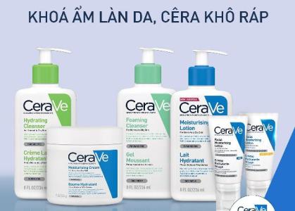 CeraVe – Thương hiệu chăm sóc da chính thức ra mắt tại Việt Nam