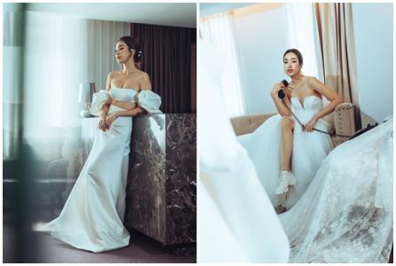 Hoa hậu Đỗ Mỹ Linh diện loạt váy cưới của Vera Wang