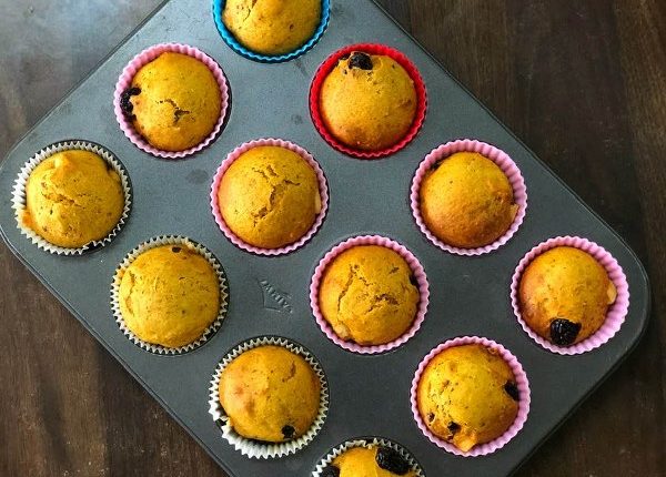 Thực đơn hàng ngày: Bánh muffin bí đỏ