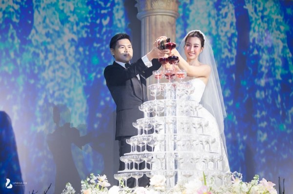 Tiệc cưới của Hoa hậu Đỗ Mỹ Linh và doanh nhân Đỗ Vinh Quang