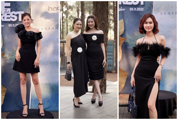 Loạt sao Việt diện đầm đen ở show thời trang của Hà Duy và Vân Anh Scarlet
