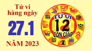 Tử vi 12 con giáp ngày 27/1/2023: Tuổi Dậu tài chính nhiều tin vui