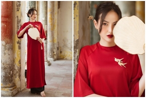 Hoa hậu Đỗ Trần Khánh Ngân sắc nét qua trang phục áo dài 