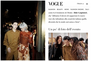 Phan Đăng Hoàng được Vogue Ý khen ngợi