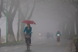 Dự báo thời tiết ngày 16/3/2023: Hà Nội mưa phùn