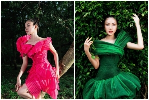 Lương Thanh thực hiện bộ ảnh thời trang tại một khu nghỉ ở Nha Trang