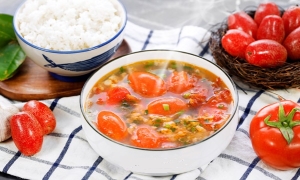 Thực đơn hàng ngày: Canh cà chua thịt băm