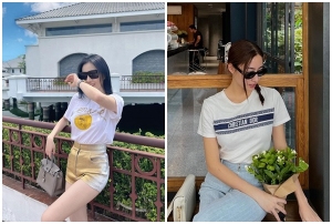 Dàn sao Việt chuộng các mẫu áo phông đắt tiền 