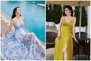 Quách Thu Phương và Hương Giang tự tin với thời trang tươi mới và trẻ trung