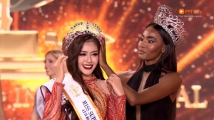 Đặng Thanh Ngân giành ngôi vị Á hậu 4 của cuộc thi Hoa hậu Siêu quốc gia 2023