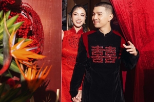 Cặp đôi Cường Seven - Vũ Ngọc Anh tổ chức lễ ăn hỏi tại Hà Nội