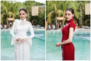 Dàn mỹ nhân Việt đọ sắc với áo dài của NTK Đinh Văn Thơ