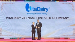 VitaDairy giành ‘cú đúp’ tại giải thưởng Nhân sự châu Á