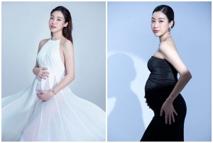 Hoa hậu Đỗ Mỹ Linh công khai hình ảnh mang thai