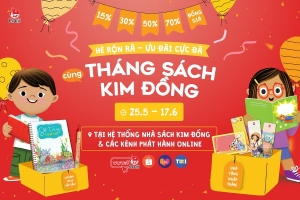 Tháng sách Kim Đồng: Mừng Tết Thiếu nhi – rộn rã chào hè