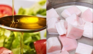 Mỡ lợn hay dầu ăn tốt hơn?