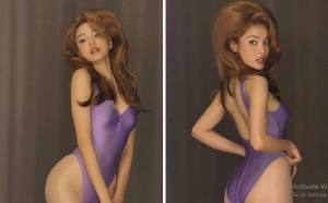 Người đẹp Việt lăng xê đồ bơi khoét hông đầy cuốn hút