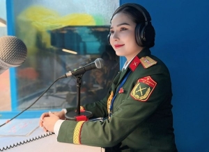 Nữ Thiếu tá giọng đọc thuyết minh ở nhiệm vụ A50 và A80 nhận nhiều quan tâm của khán giả