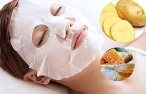 Mặt nạ từ tinh bột để da đều màu, sạch mụn