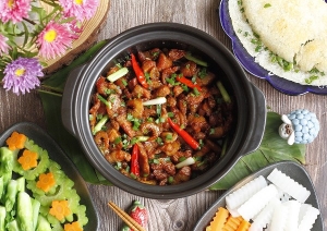 Thực đơn hàng ngày: Cơm cháy kho quẹt 