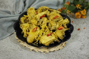 Thực đơn hàng ngày: Gà kho sả nghệ 