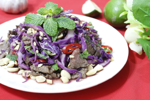 Thực đơn hàng ngày: Thịt bò trộn bắp cải