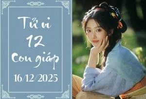 Tử vi ngày 16/12/2025 của 12 con giáp : Sửu, Thìn có sự nghiệp, tài lộc thăng hoa