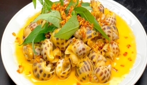 Thực đơn hàng ngày: Ốc hương xào bơ tỏi 