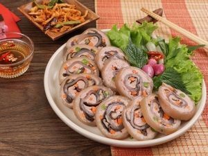 Thực đơn hàng ngày: Giò bì cuộn