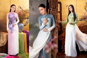 Người đẹp Trương Hồ Phương Nga thường xuyên diện áo dài 