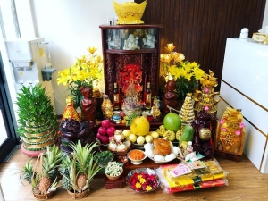 Gợi ý mâm cúng thần Tài ngày Rằm, mùng 1