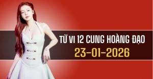 Ngày 23/1/2026: Tử vi 12 cung hoàng đạo Bạch Dương may mắn, Kim Ngưu áp lực