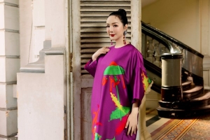 Hoa hậu Giáng My hóa 