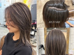 Che tóc bạc 4 gam màu giúp tự nhiên và bền màu hơn