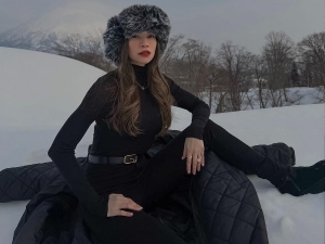 Gia đình Hồ Ngọc Hà đi trượt tuyết, trong kỳ nghỉ đầu năm ở Nhật Bản