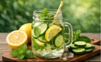 Thải độc cơ thể và kiểm soát cân nặng với công thức nước uống buổi sáng