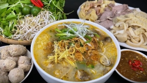 Thực đơn hàng ngày: Cháo lòng bò