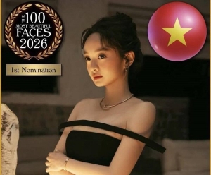 Kaity Nguyễn nằm trong danh sách đề cử 100 gương mặt đẹp nhất thế giới năm 2026