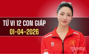 Ngày 1/4/2026: tử vi 12 con giáp tuổi Dần, Tỵ thuận lợi, công việc thăng tiến