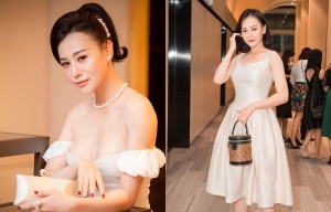 Diễn viên Phương Oanh thay đổi gu thời trang theo thời gian