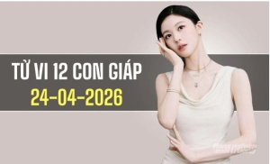 Ngày 24/4/2026: tử vi 12 con giáp tuổi Thân thuận lợi, Hợi thăng tiến