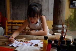 Thưởng lãm và trải nghiệm sâu sắc về dòng tranh dân gian Hàng Trống