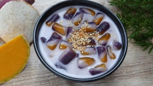 Thực đơn hàng ngày: Chè khoai bí đỏ